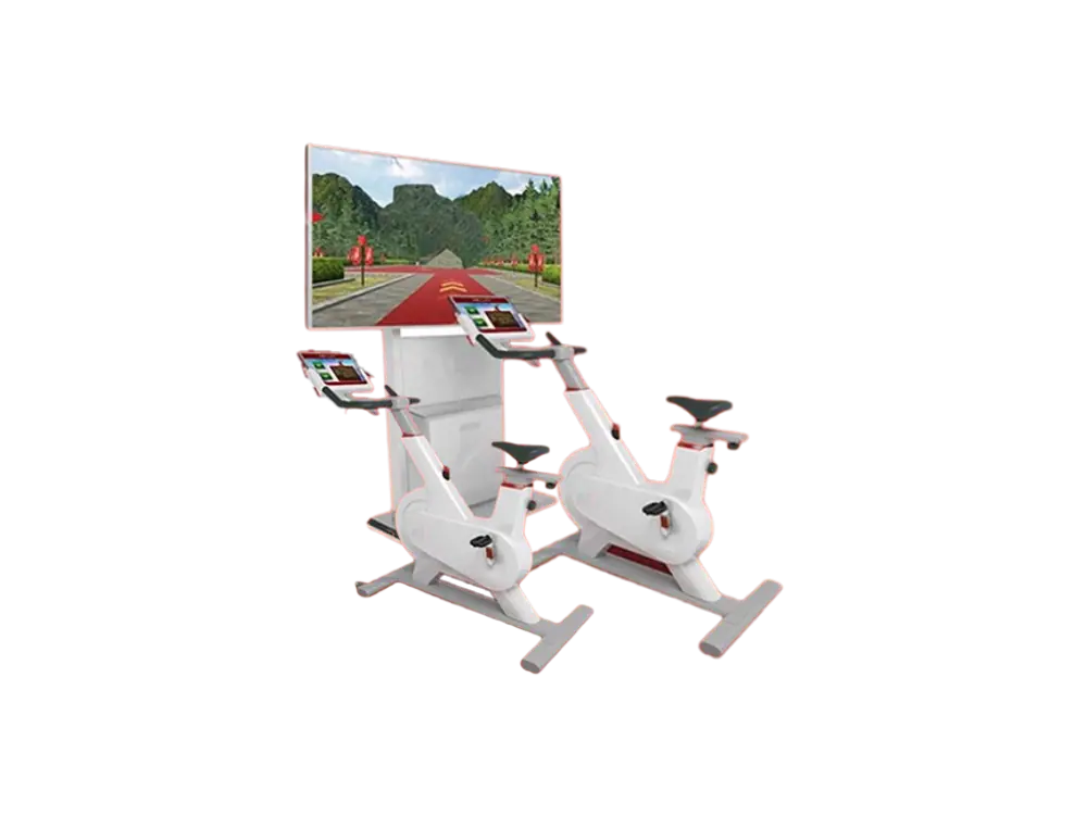 红色VR虚实骑行