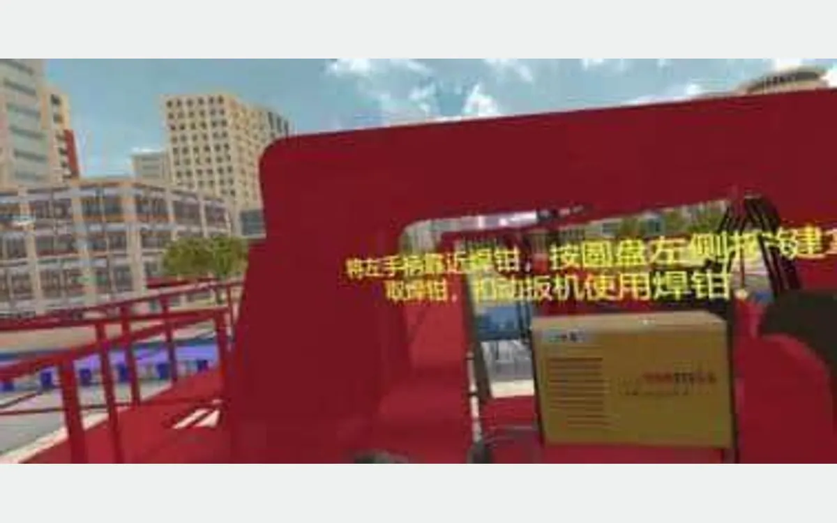 VR施工安全：龙门吊拆除
