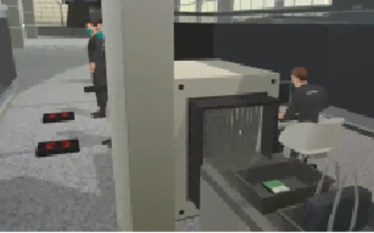 VR模拟机场安检流程