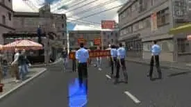 VR模拟非法聚众体验