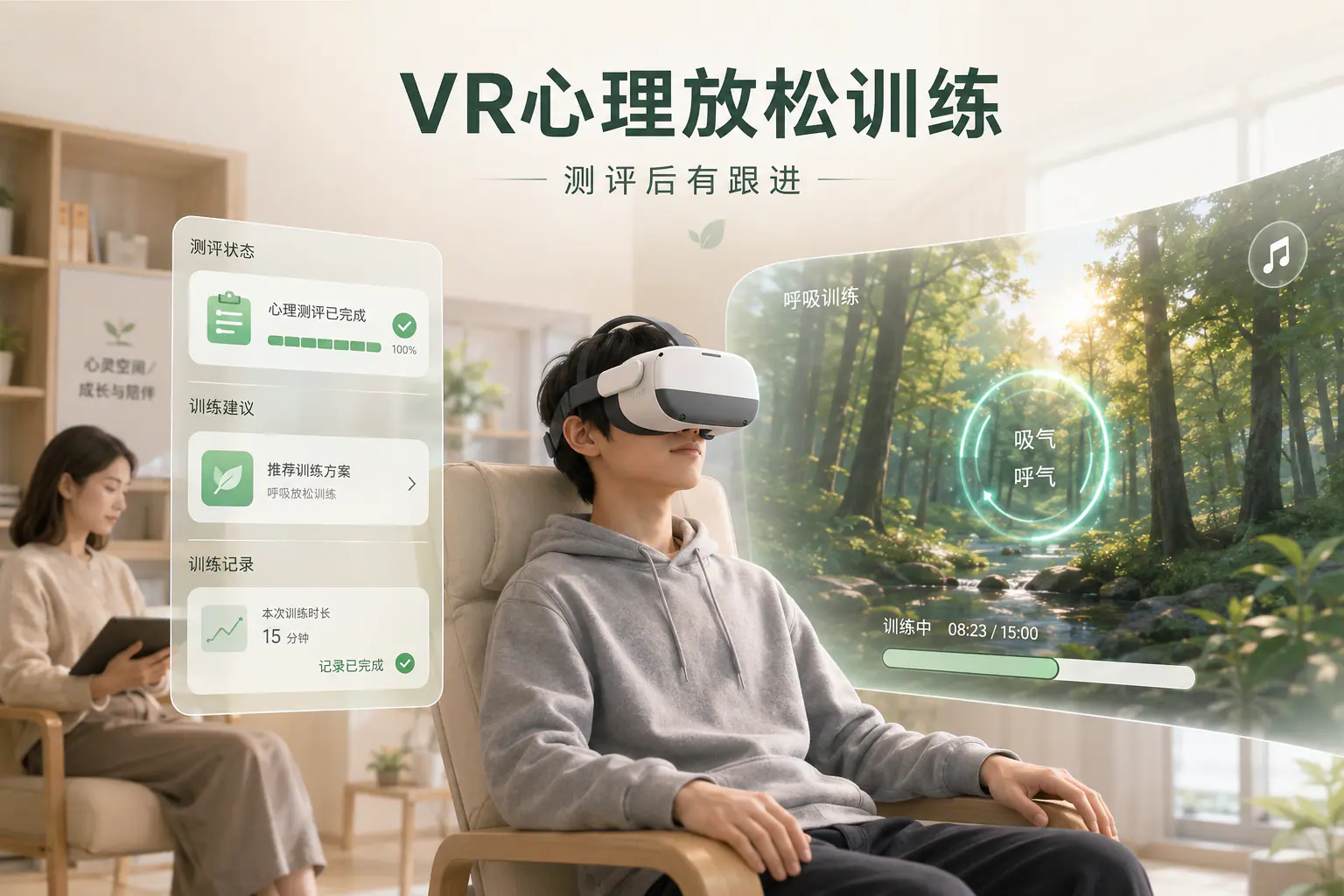 校园心理教育新场景:VR心理测评系统