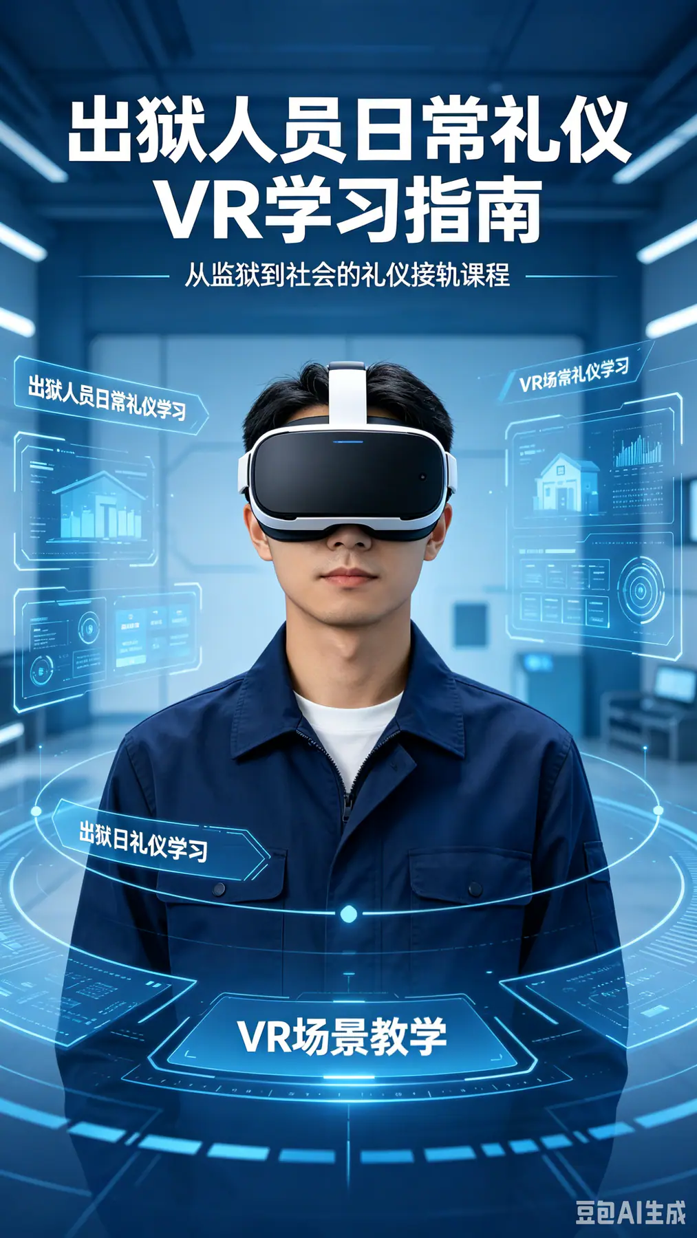 临释人员出狱前 VR 培训：补齐社会日常场景礼仪与规则短板